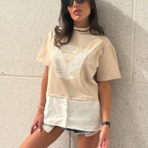 KELLY SHIRT – BEIGE